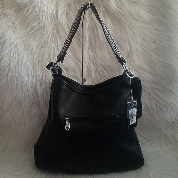 BRILLIANT BLUE RHINESTONE HOBO - Picture 3 of 12